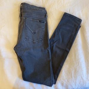 Hudson Mid Rise Grey Skinny